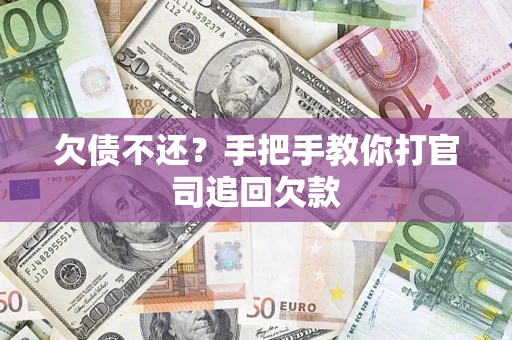 武汉欠债不还？手把手教你打官司追回欠款
