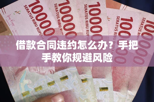 武汉借款合同违约怎么办？手把手教你规避风险