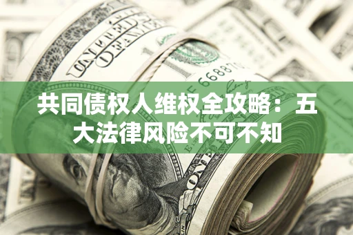 武汉共同债权人维权全攻略：五大法律风险不可不知