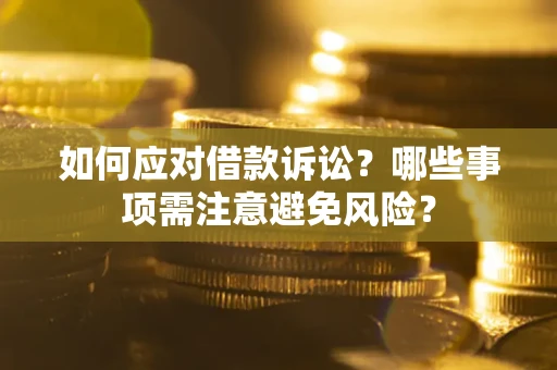武汉如何应对借款诉讼？哪些事项需注意避免风险？