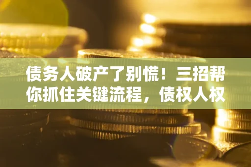 武汉债务人破产了别慌！三招帮你抓住关键流程，债权人权益不再缩水
