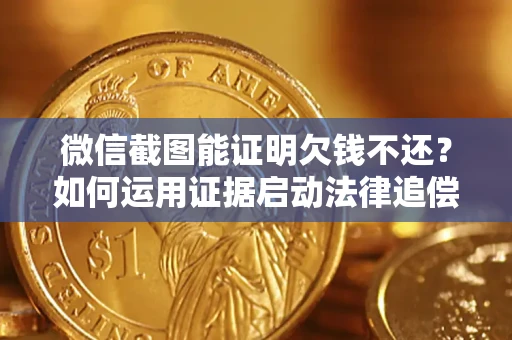 武汉微信截图能证明欠钱不还？如何运用证据启动法律追偿程序？