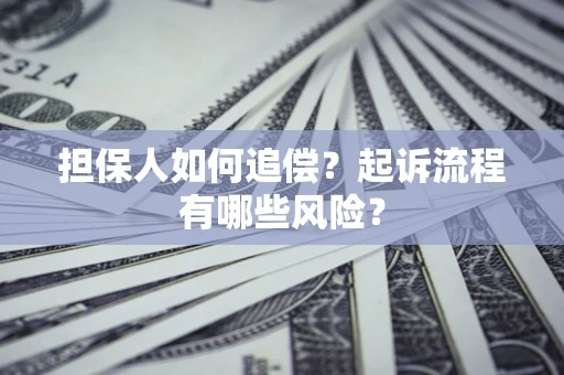 武汉担保人如何追偿？起诉流程有哪些风险？