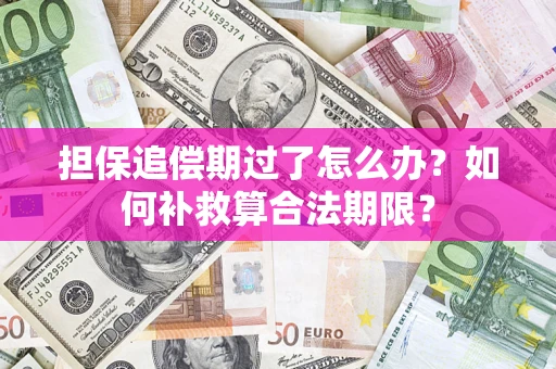 武汉担保追偿期过了怎么办？如何补救算合法期限？