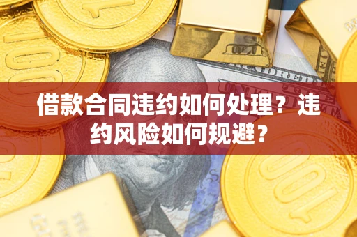 武汉借款合同违约如何处理？违约风险如何规避？