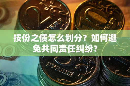 武汉按份之债怎么划分？如何避免共同责任纠纷？