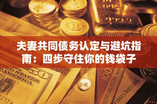 武汉夫妻共同债务认定与避坑指南：四步守住你的钱袋子