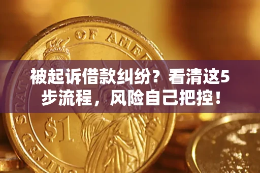 武汉被起诉借款纠纷？看清这5步流程，风险自己把控！