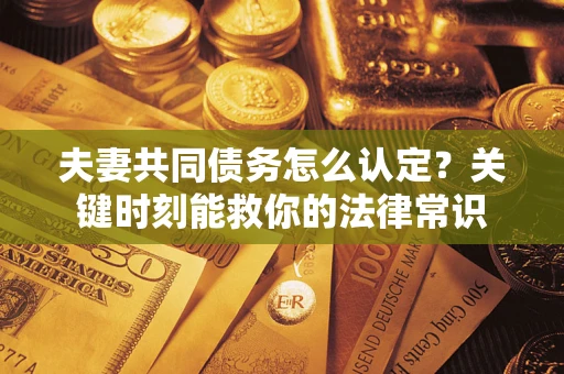 武汉夫妻共同债务怎么认定？关键时刻能救你的法律常识