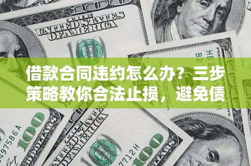 武汉借款合同违约怎么办？三步策略教你合法止损，避免债务危机升级